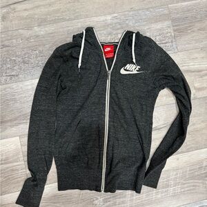Nike Charcoal Gray Zip-Up Jacket Women’s
